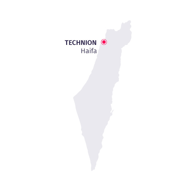 Mapa Israel